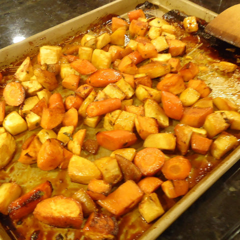 Honey Roasted Root Vegetables